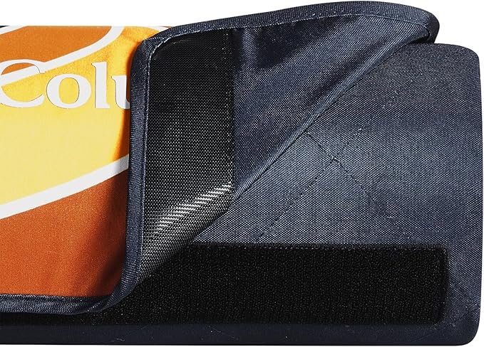 Columbia 72 x 72 Lightweight Packable Tote Blanket - Warm &amp Cozy Outdoor Essentials for Camping Picnics and Adventures 100% Polyester Fill Waterproof Printed Microfiber - Sun Trek
