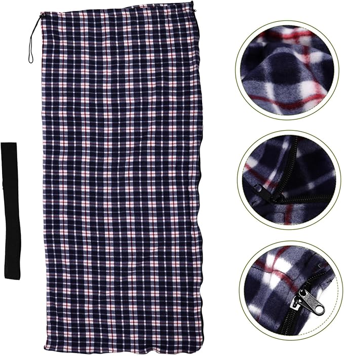 VANZACK Lightweight Foldable Down Liner for Adults Warm and Portable Indoor Outdoor Nap Sack with Comfortable Soft Fleece Compact Design for Camping and Resting
