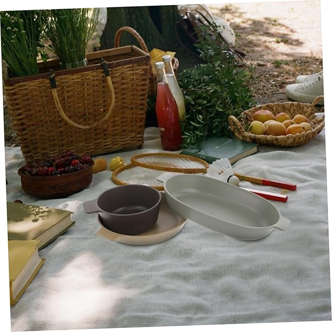KICHOUSE Portable Camping Bowl Snack Bowls for Side Dishes Outdoor Serving Dishes Light Easy to Clean Plastic Dinnerware