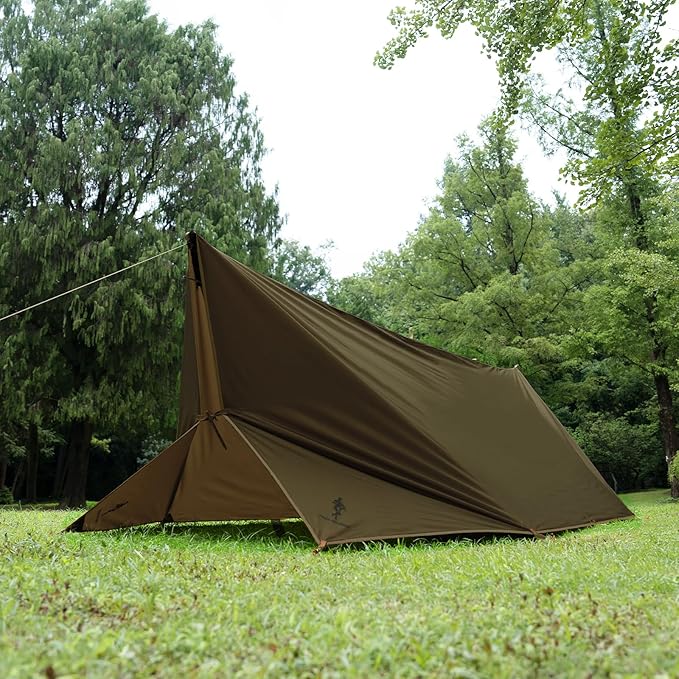 Free Soldier Waterproof Portable Tarp Multifunctional Outdoor Camping Traveling Awning Backpacking Tarp shelter Rain Tarp