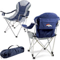 Picnic TIME NFL Unisex-Adult NFL Reclining Camp Chair Beach Chair for Adults Sports Chair with Carry Bag