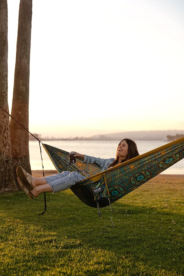 ENO Eagles Nest Outfitters DoubleNest Lightweight Camping Hammock 1 to 2 Person Special Edition Colors ATC