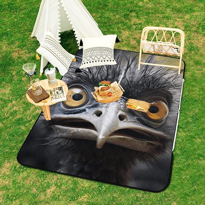 Zipper Emu Style Picnic Mat Suitable for Travel Camping Park Or Home Use