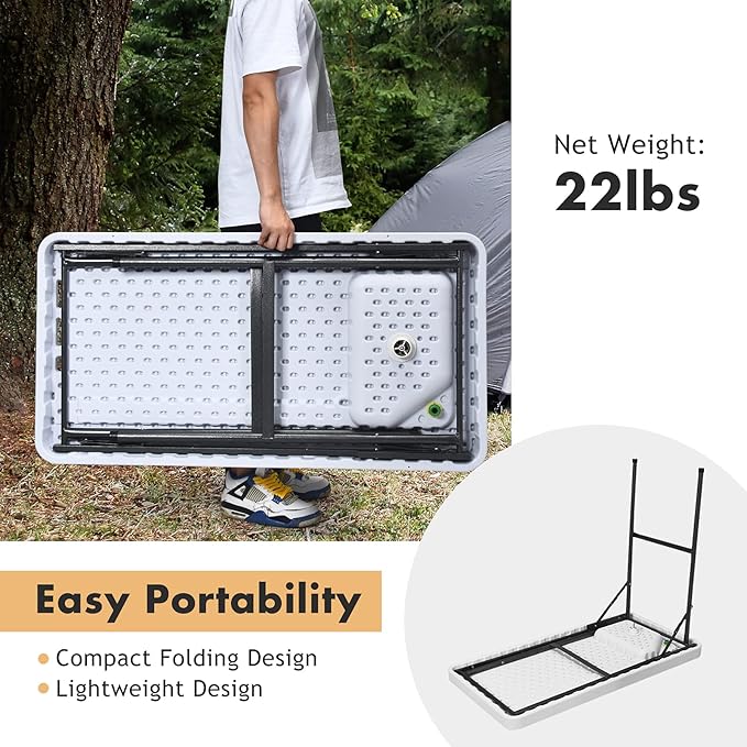 Goplus Folding Fish Cleaning Table with Sink and Spray Nozzle Heavy Duty Fillet Table with Hose Hook Up and Faucet Portable Outdoor Camping Sink Station for Dock Beach Patio Picnic