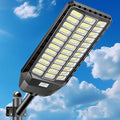CEDIO 12000W Commercial Grade Solar Street Light IP67 Waterproof Heavy Duty LED Flood Light with Remote &amp Motion Sensor Dusk to Dawn Security Light for Parking Lot Farm Property Yard