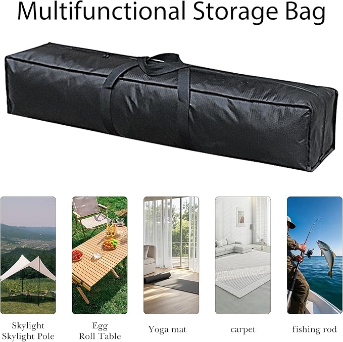 Camping Chair Replacement Bag 47 Inch Large Folding Chair Carry Bag Rocker Chairs Freestyle Rocker Chair Collapsible Double Loveseat Chair Compatible with GCI FAIR Wind Cascade Mountain Tech