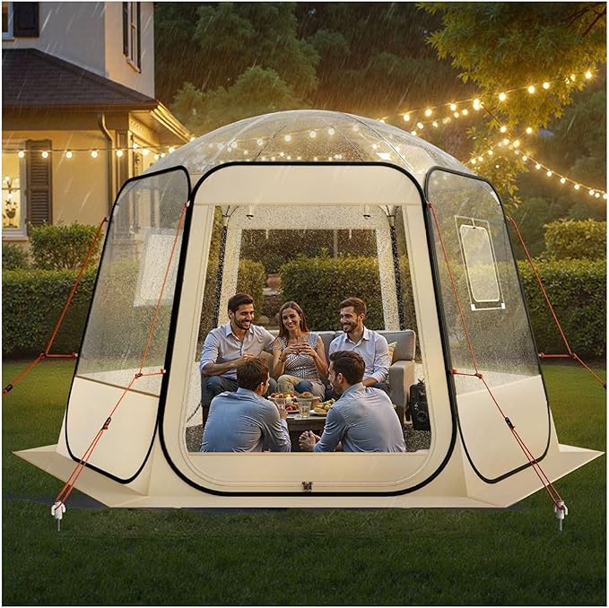 Pop Up Bubble Tent 10 x 9.2 ft - Waterproof Camping Shelter