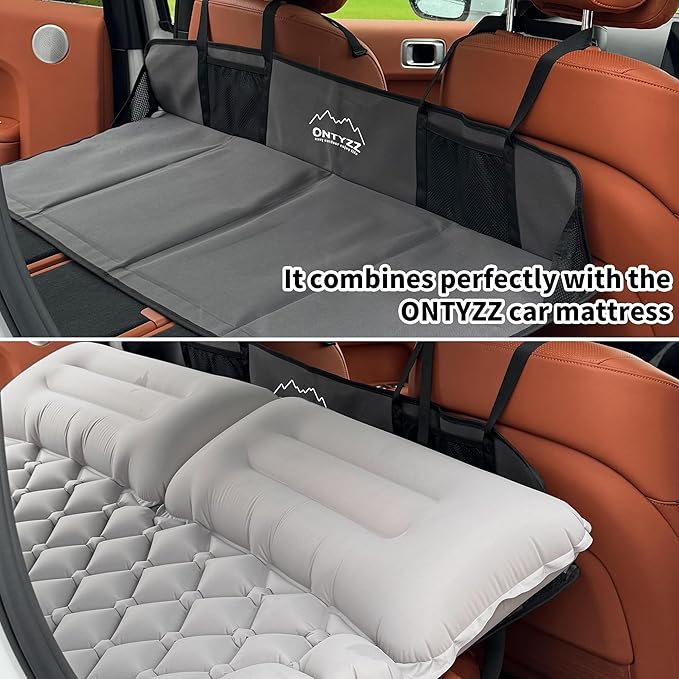 ONTYZZ Car Rear Seat Mattress Extension Plate for Air Mattress Foldable Portable Mattress for Sleeping Increase Vehicles Bed Camping Space