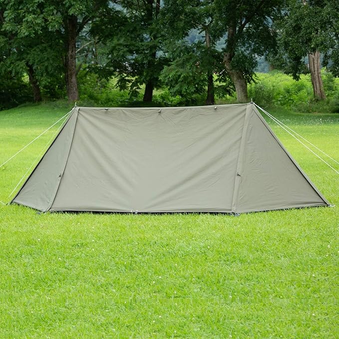Hot Tent Canvas Tent Single Person Tent 4 Season Tent Camping Shelter Survival Tent Motorcycle Tent Military Tent Army Tent Hunting Tent Bushcraft Tent Inner Tent Included
