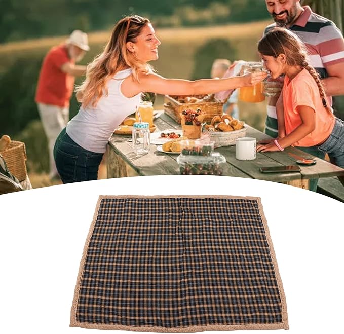 Outdoor Camping Thermal Insulation Blanket Picnic Mat Thickened and Windproof Durable and Portable - Soft Layer Anti Dirt Design for Hiking and Beach Use