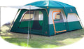 KTT Extra Large Tent 10-12-14 Person(A)Family Cabin Tents2 Rooms3 Doors and 3 Windows with MeshStraight WallWaterproofDouble LayerBig Tent for OutdoorPicnicCampingFamily Gathering