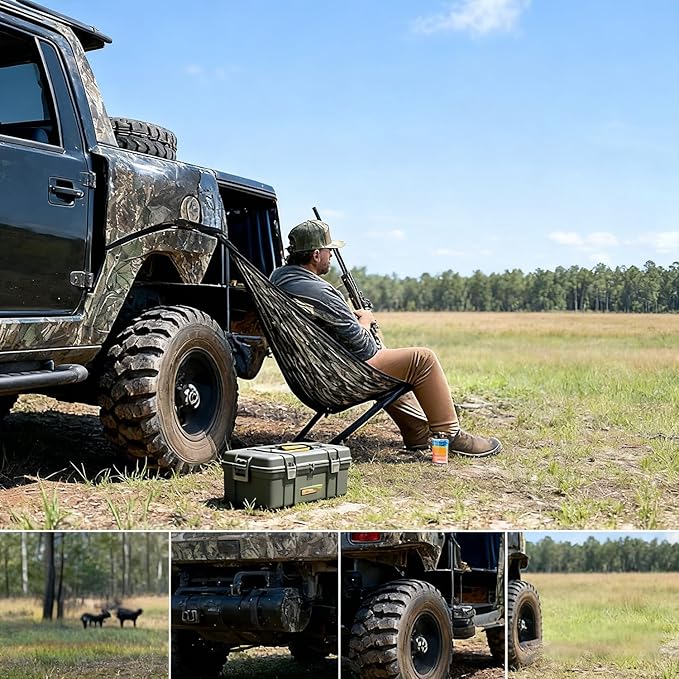 Portable Low Profile Hammock Hunting Seat for Tree Lightweight Foldable Outdoor Chair for Deer Hunting and Outdoor Activities