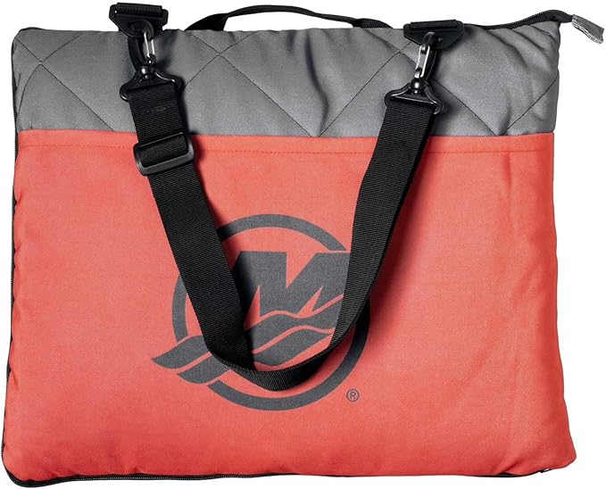MERCURY Logo Travel Blanket w/Water Resistant Fabric - Red &amp Black MER-60004