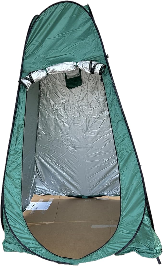 BookishBunny Camouflage Portable Camping Toilet Privacy Shower Changing Room Pop up Tent (Green)