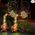 2 Pack Solar Watering Can with LightsSolar Outdoor Garden Decor Waterproof Hanging Lantern Landscape Lights Outside Decorations for Yard Lawn Patio Gardening Gifts.