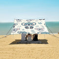 Cute Koala Bears Camping Sun Shelter Beach Tent Portable Beach Sun Shade Outdoor Canopy for Camping Trips Fishing Picnic
