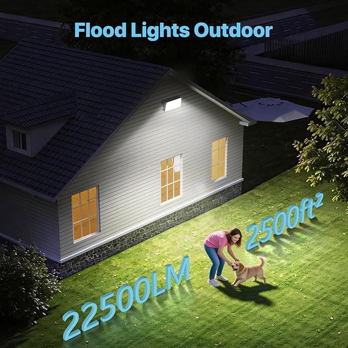 HYPERLITE LED Wall Pack Light: 150W Security Wall Lights with Dusk-to-Dawn Photocell - 5000K 120V LED Wall Lights 2Packs for Paito Yard Shop Warehouse Barn Factory UL Listed