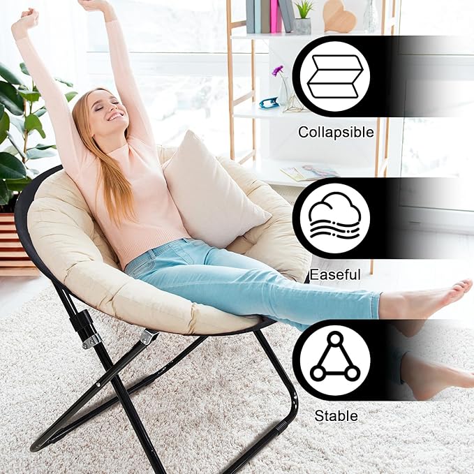Bungee Chair Portable Foldable Dish Chair Bunjo Game Chair net Chair for Outdoor and Indoor