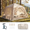 Inflatable Tents for Camping Large Blow Up Tent with Hand Pump Easy Setup InflatableTent 4 Season Tent Waterproof Oxford Air Glamping Tents for Camping Adult 4/6 Person