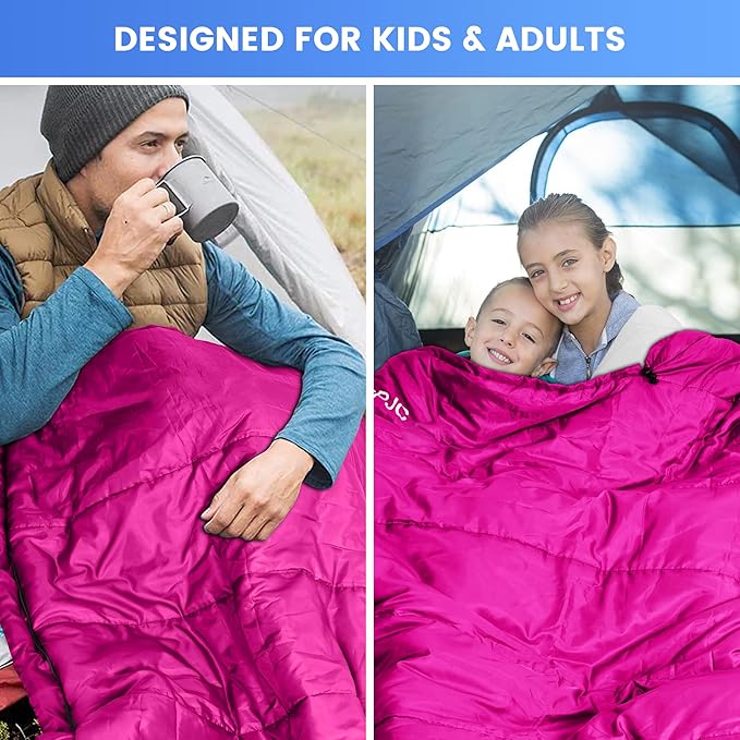 0 Degree Sleeping Bag for Cold Weather100% Cotton Flannel XXL for Adults Big and Tall Cold Weather Winter Zero Degree CampingFree Compression Sack