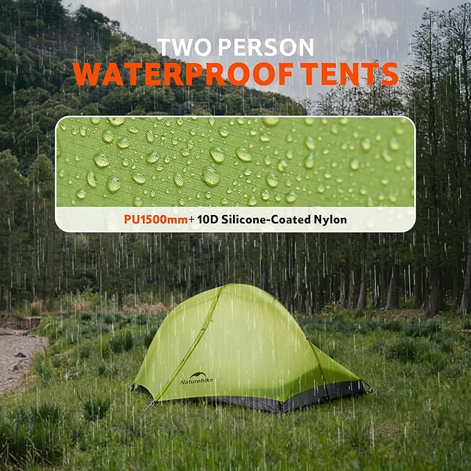 Naturehike Star Trail Ultralight Backpacking Tent 2.3lb One Person Tent 2.76 lb 2 Person Tents for Camping
