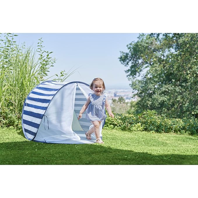Babymoov Baby Anti UV Tent Sun Protection UPF 50+ Pop Up Play Tent and Sun Shade Marine (Summer 2025 Edition)