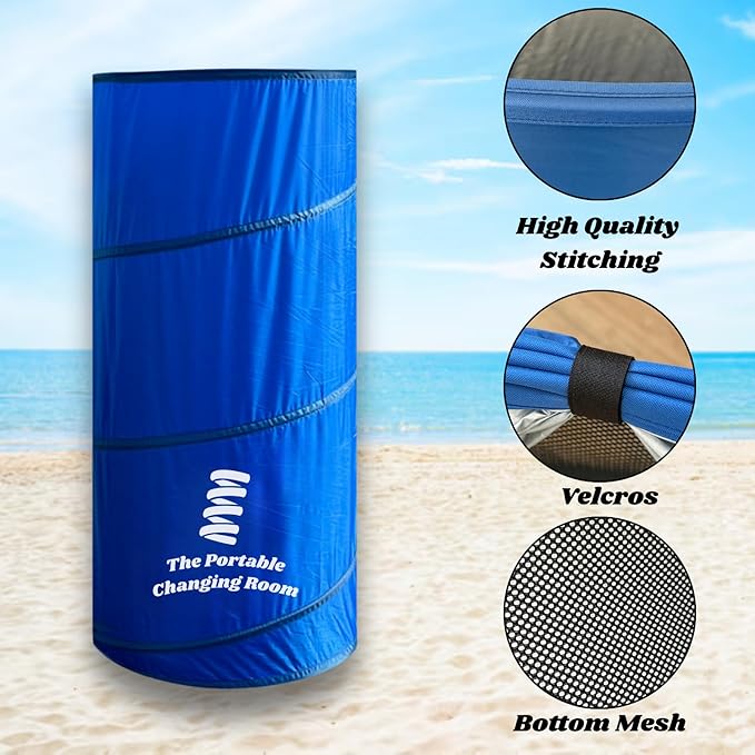 Portable Changing Room Pop Up Pod - Privacy Tent Dressing Room Tube or Portable Toilet Stall with Carry Bag for Camping Beach or Outdoor by The Portable Changing Room