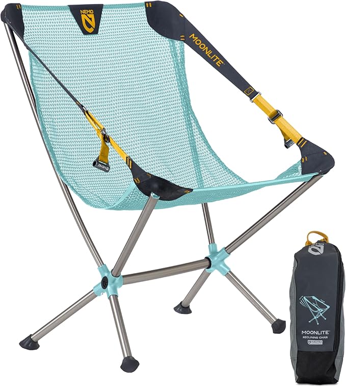 Nemo Moonlite Reclining Camp Chair - Hazy Aqua