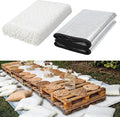 110×134'' Extra Large Outdoor Picnic Blanket with Waterproof Mat Oversize Beach Woven Cotton Yarn Blanket with Fringe Machine Washable Sandproof Portable for Spring Summer Camping Beach Park