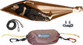 Go Hammock 2.0-11' Long for Max Comfort w/Ridgeline Rapid Deployment Bag Carabiners &amp Fabric Tensioners (Coyote Brown)