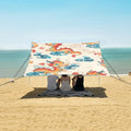 Chinese Dragon Camping Sun Shelter Beach Tent Portable Beach Sun Shade Outdoor Canopy for Camping Trips Fishing Picnic