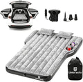 Umbrauto Custom Fit Air Mattress for Tesla Model Y/Juniper 2026 Upgraded Inflatable Camping Bed for Back Trunk Soft Flocking Surface+Reinforced Bottom Sleeping Pad w/Pump for Outdoor Travel