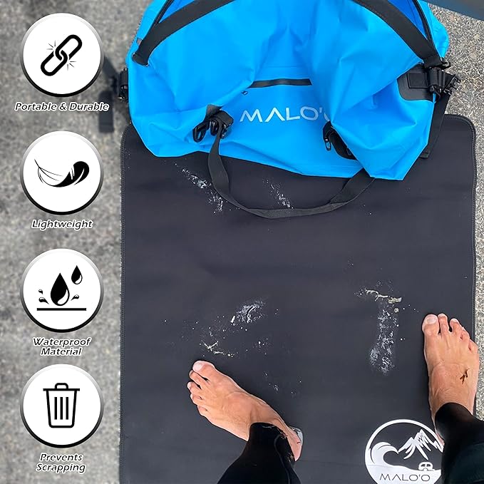 The Malo'o Neoprene Wetsuit Changing Mat
