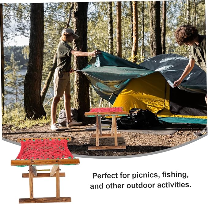 Portable Folding Fishing Stool Lightweight Ergonomic Design for Camping Outdoor Activities and Barbecues Easy to Store Construction No Assembly Required for Adults