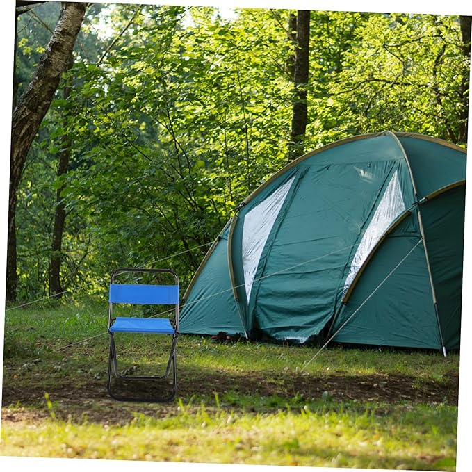 Kisangel Portable Folding Chair for Camping Fishing Outdoor Lightweight Compact Easy to Carry