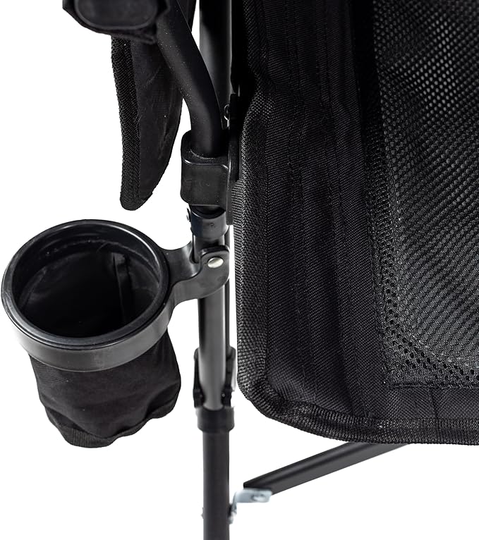 Gobi Heat Zephyr Dual Zone Cooled Camping Chair – Water Circulatory System USB Rechargeable Battery 2 Cooling Zones – Padded Arms Cup Holder &amp Carrying Case – Wind &amp Water Resistant