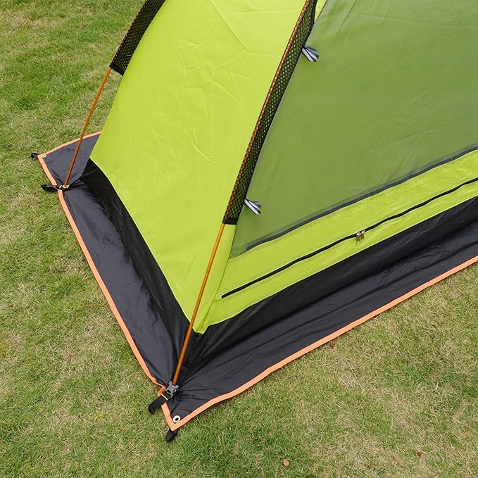GEERTOP Ultralight Tent Footprint Waterproof Black Tent Tarp Ground Sheet Mat for Under Tent Camping Backpacking Hiking Picnic