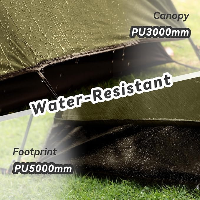 Forceatt Camping Tent 2/3/4 Person Professional Waterproof &amp Windproof Lightweight Backpacking Tent Suitable for OutdoorHikingCamping Mountaineering and Travel
