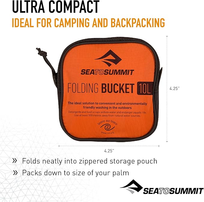 Sea to Summit Folding Bucket Collapsible Camp Kitchen Bucket
