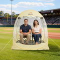 Pop Up Sports Tent Instant Clear Bubble Tent with Removable Top Cover Outdoor All Weather Shelter for Watching Sports Cheering Fishing and Camping