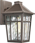 Darkaway Outdoor Sconce Lights Wall Light Fixtures Exterior Porch Light Outdoor Sconce Anti-Rust Waterproof Aluminum Outside Light with Water Ripple Glass for Patio Yard Doorway Garage