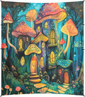 Camping Sun Shelters Castle with Mushroom in The Forest Beach Canopy 126 * 110.2in