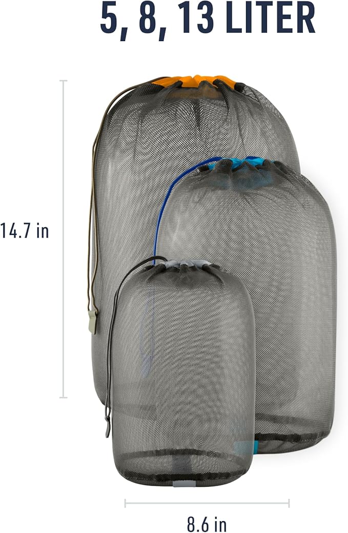Sea to Summit Ultralight Mesh Stuff Sack 3-Piece Set