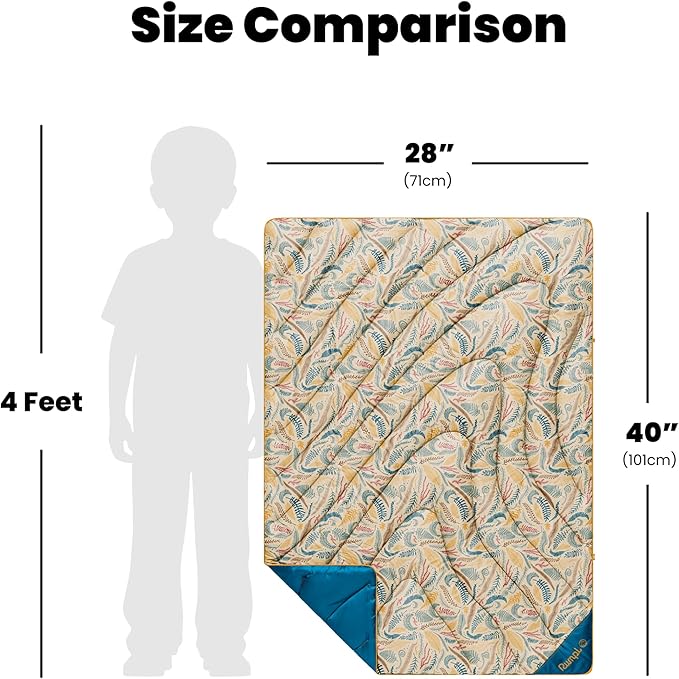 Rumpl Original Puffy Mini Blanket for Camping and Outdoors