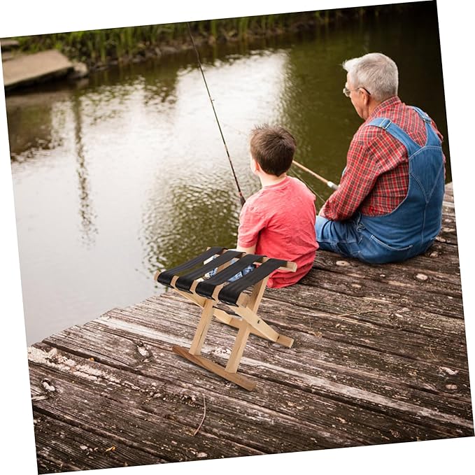 Portable Fishing Chair Lightweight Foldable Camping Stool for Outdoor Activities Travel and Fishing Compact Design Height and Easy to Carry