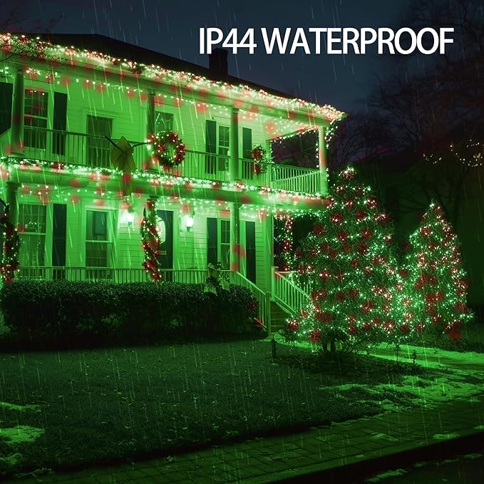 Dazzle Bright Outdoor Christmas String Lights 1000 LED 328 FT Plug in Fairy Light with Remote Control 8 Modes &amp Timer Waterproof Decoration for Home Garden Yard Xmas Wedding Red &amp Green