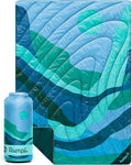 Rumple Original Puffy 1-Person Blanket for Camping and Outdoors Valley Seascape