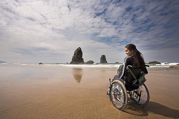 Mambe 100% Warm Fleece Lined Waterproof/Windproof Wheelchair Lap Blanket Made in The USA