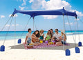 Gorich Beach Tent Sun Shelter with 8 Sandbags UPF50+ Protection &amp Windproof Pop Up Beach Canopy Tent Sun Shade for Family Travel &amp Camping Easy Setup Canopy Umbrella