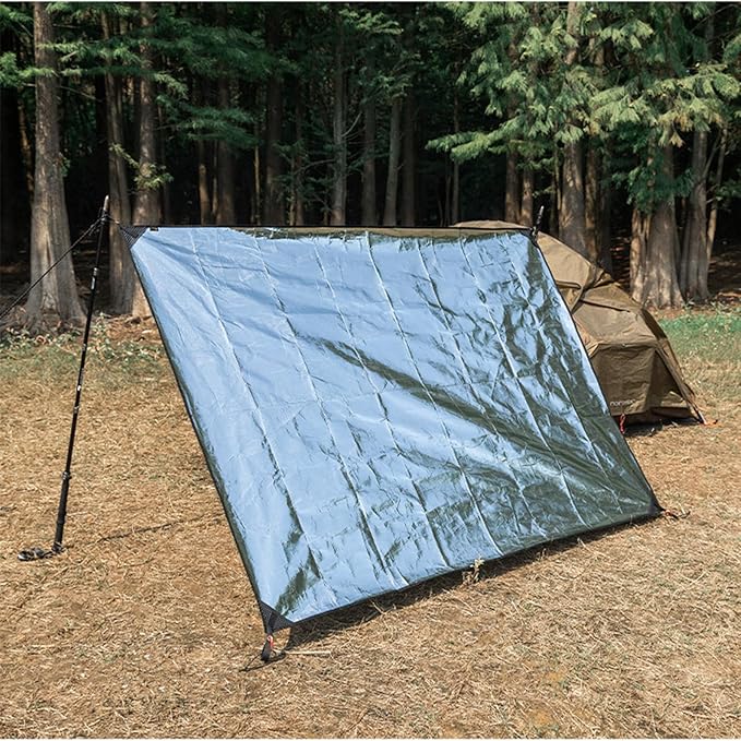 Outdoor Ground Mat Thickened Aluminum Foil Picnics Mat Sleep Tent Pad Thermal Insulating Mat Outdoor Accessories
